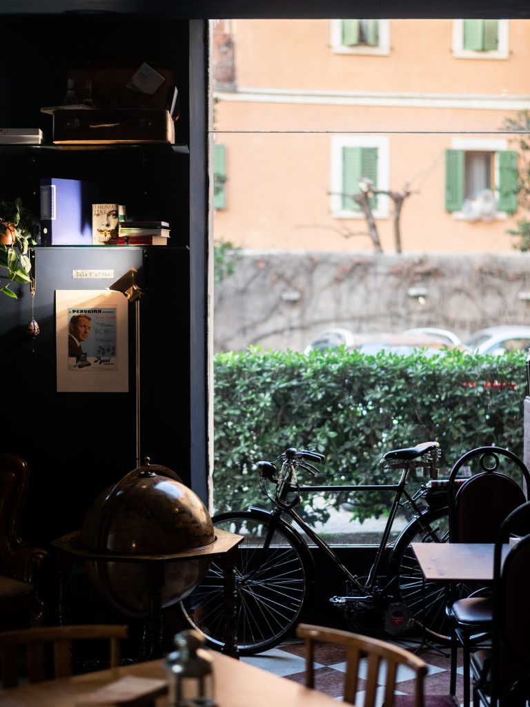 La Segretaria Cafe Verona - fotografia interni Vesta Interiors